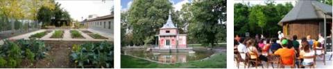 El Huerto del Retiro, Casita del Pescador y Punto del Bosque del Recuerdo