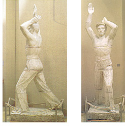 Modelo para el grupo de obreros del monumento a Pablo Iglesias...
