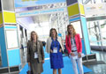 La alcaldesa, Ana Botella, con Theresa Zabell y Patricia Lázaro en Québec