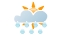 Enlace externo en nueva ventana:Agencia Estatal Meteorología. Nuboso con lluvia