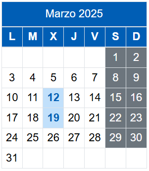 Marzo 2025