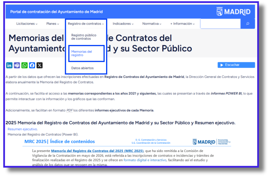 imagen del portal de contratación