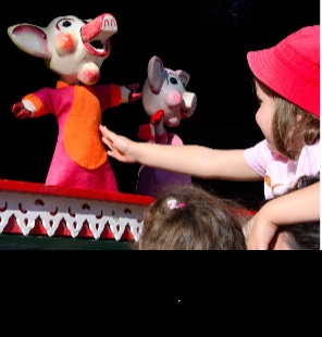 teatro para ni&ntilde;os cerditos