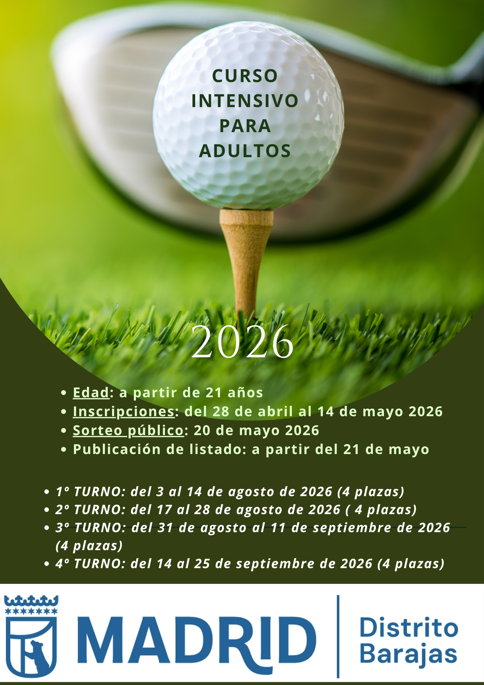 cursos gratuitos golf