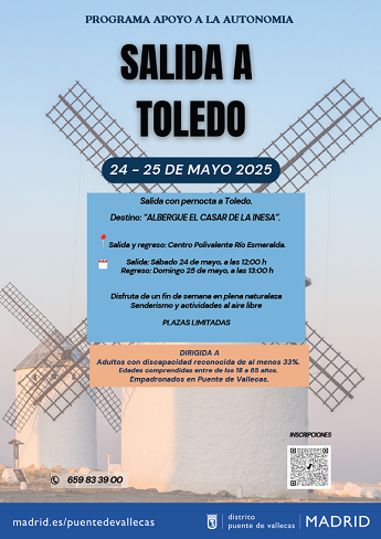 Salida con pernocta a Toledo