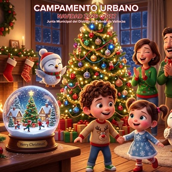 Campamento urbano de navidad en Puente de Vallecas