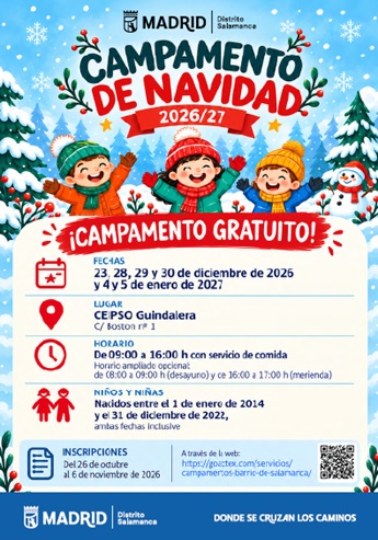 Campamento de navidad en Salamanca