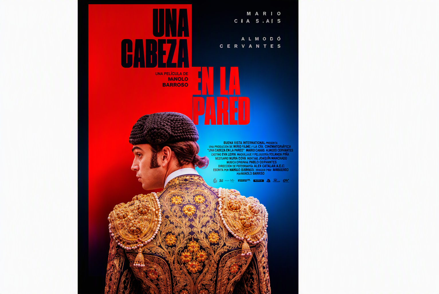 Una cabeza en la pared
