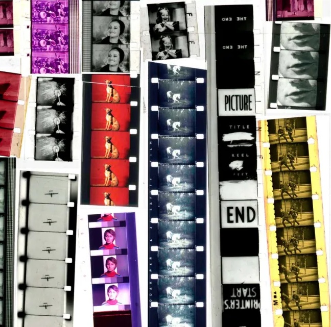 Una serie de fotogramas de colores