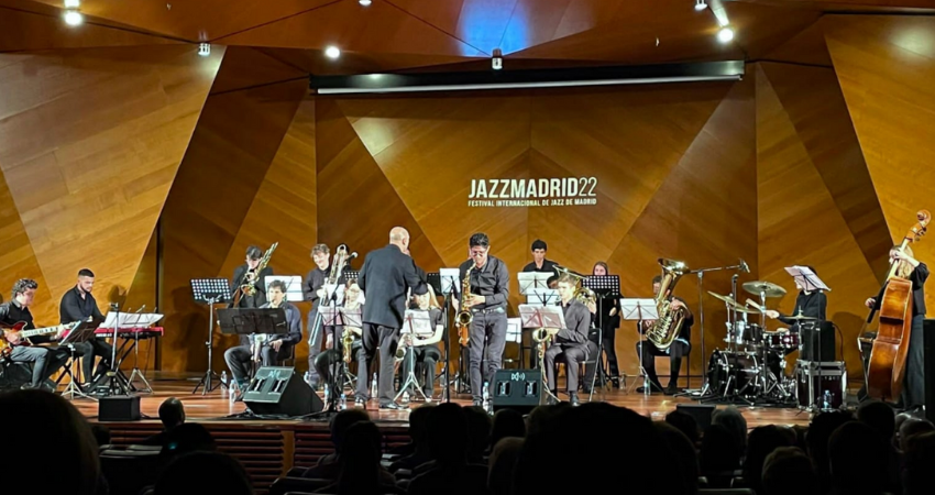 Imagen de la banda del Conservatorio de Arturo Soria en JazzMadrid 22