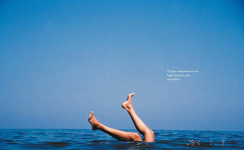 Persona se zambulle en el mar