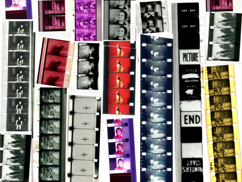 Una serie de fotogramas de colores