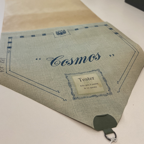 Portada rollo pianola tester Cosmos