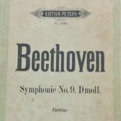 Cubierta partitura novena sinfon&iacute;a