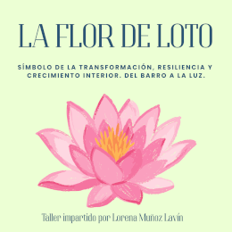 'La flor de loto' Charla-Taller