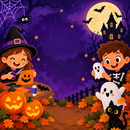 Taller infantil de manualidades de Halloween en la Biblioteca Miguel Delibes