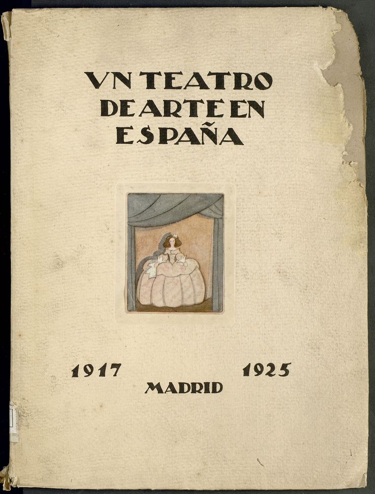 Vitrina 3. Un teatro de arte en España. Cubierta