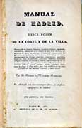 Ramón de Mesonero Romanos. Manual de Madrid, 1831