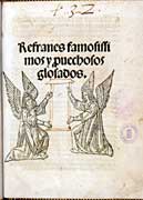 Refranes famosísimos y provechosos glosados, Burgos: Fadrique de Basilea, 1509