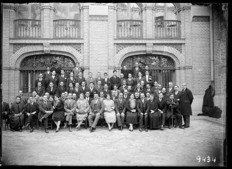 Personal de la Imprenta Municipal en 1928