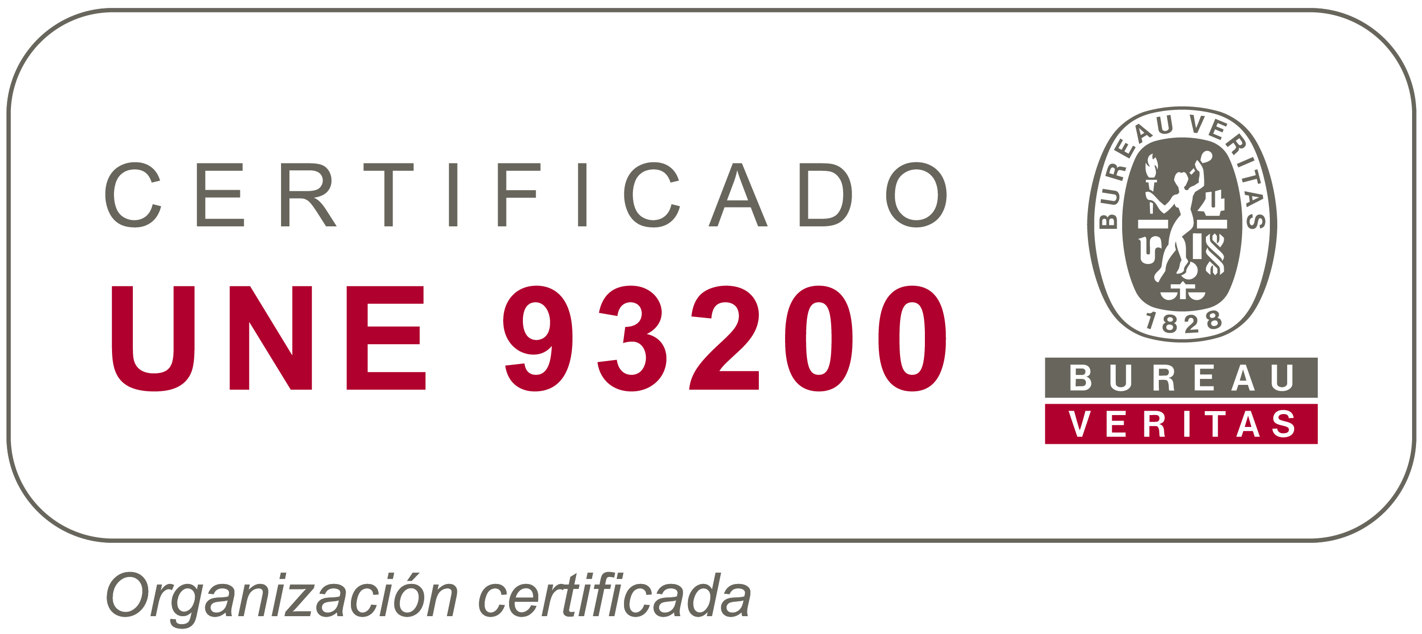 Sello Certificación UNE 93200