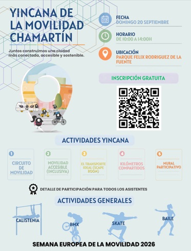 Yincana por la semana europea de la movilidad - Chamartin 2026