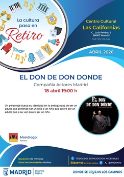 Cartel con informaci&oacute;n e imagen de la actividad.