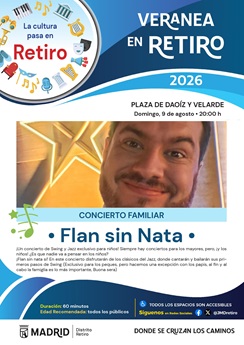 Cartel con fotograf&iacute;a e informaci&oacute;n de la actividad