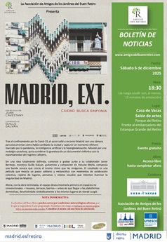 Cartel con información y fotografía de la actividad