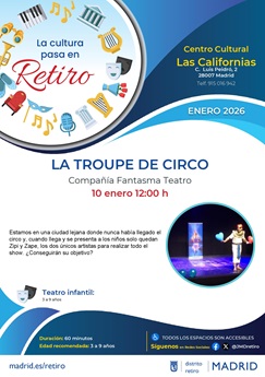 Cartel con fotograf&iacute;a e informaci&oacute;n de la actividad