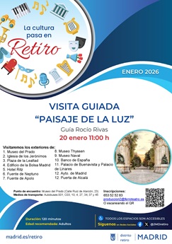 Cartel con fotograf&iacute;a e informaci&oacute;n de la actividad