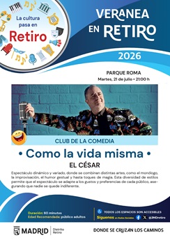 Cartel con fotograf&iacute;a e informaci&oacute;n de la actividad