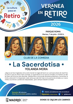 Cartel con fotograf&iacute;a e informaci&oacute;n de la actividad