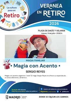 Cartel con fotograf&iacute;a e informaci&oacute;n de la actividad