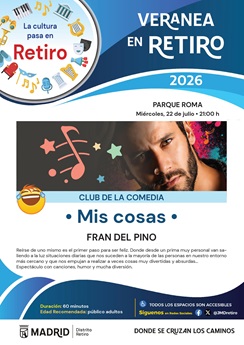 Cartel con fotograf&iacute;a e informaci&oacute;n de la actividad