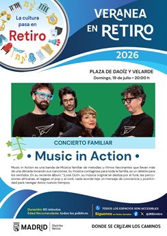 Cartel con fotograf&iacute;a e informaci&oacute;n de la actividad