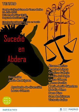 Cartel con información y título de la actividad