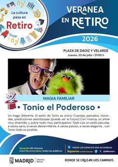 Cartel con fotograf&iacute;a e informaci&oacute;n de la actividad