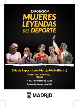 Cartel con informaci&oacute;n de la actividad y fotograf&iacute;a de algunas deportistas laureadas