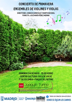 Cartel con informaci&oacute;n y fotograf&iacute;a de la actividad