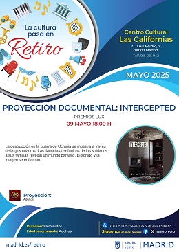 Cartel con información y fotografía de la actividad