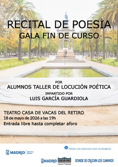 Cartel con informaci&oacute;n y fotograf&iacute;a de la actividad