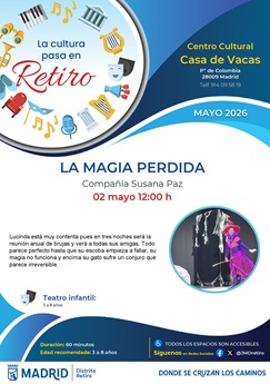 Cartel con informaci&oacute;n y fotograf&iacute;a de la actividad
