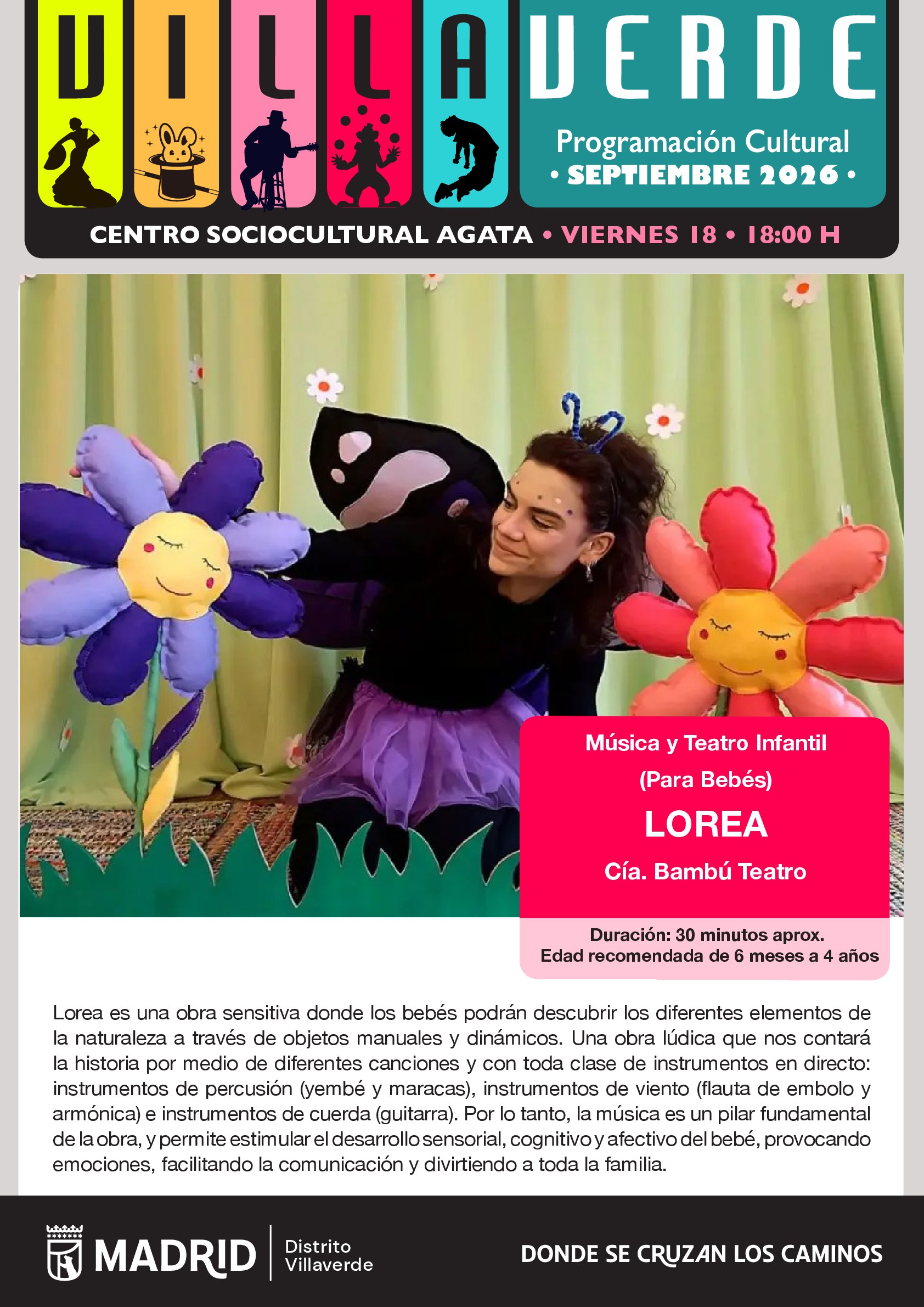 Música y Teatro Infantil (para bebés): `Lorea´