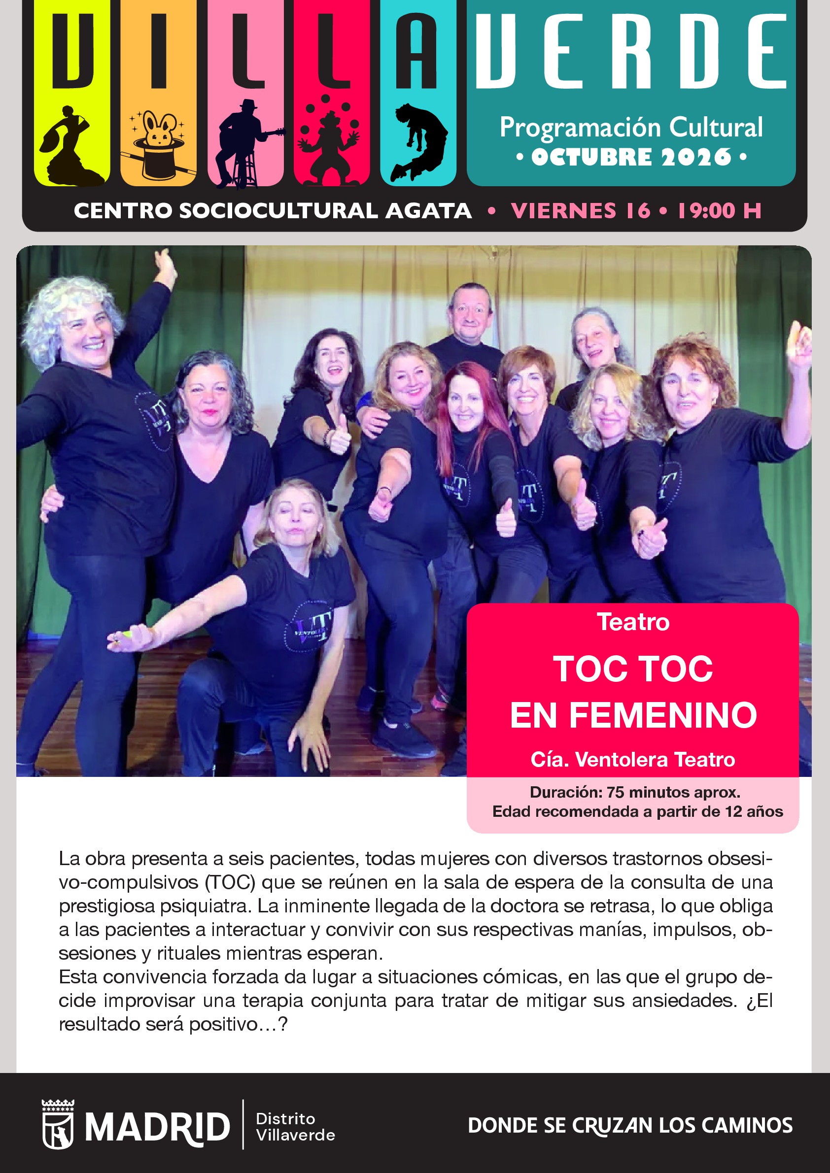 Teatro: `Toc Toc en Femenino´
