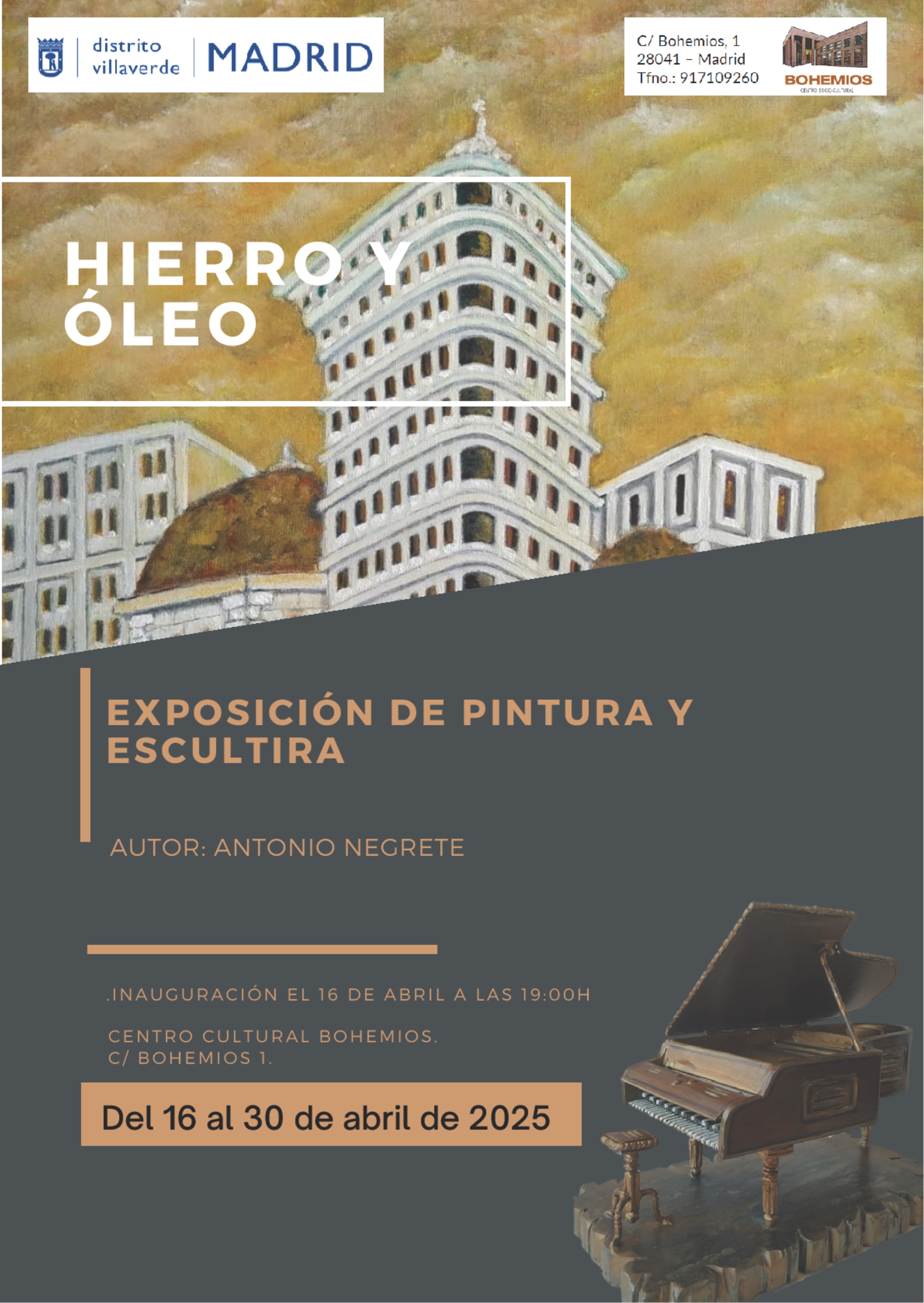 Exposición de Pintura y Escultura `Hierro y Óleo´