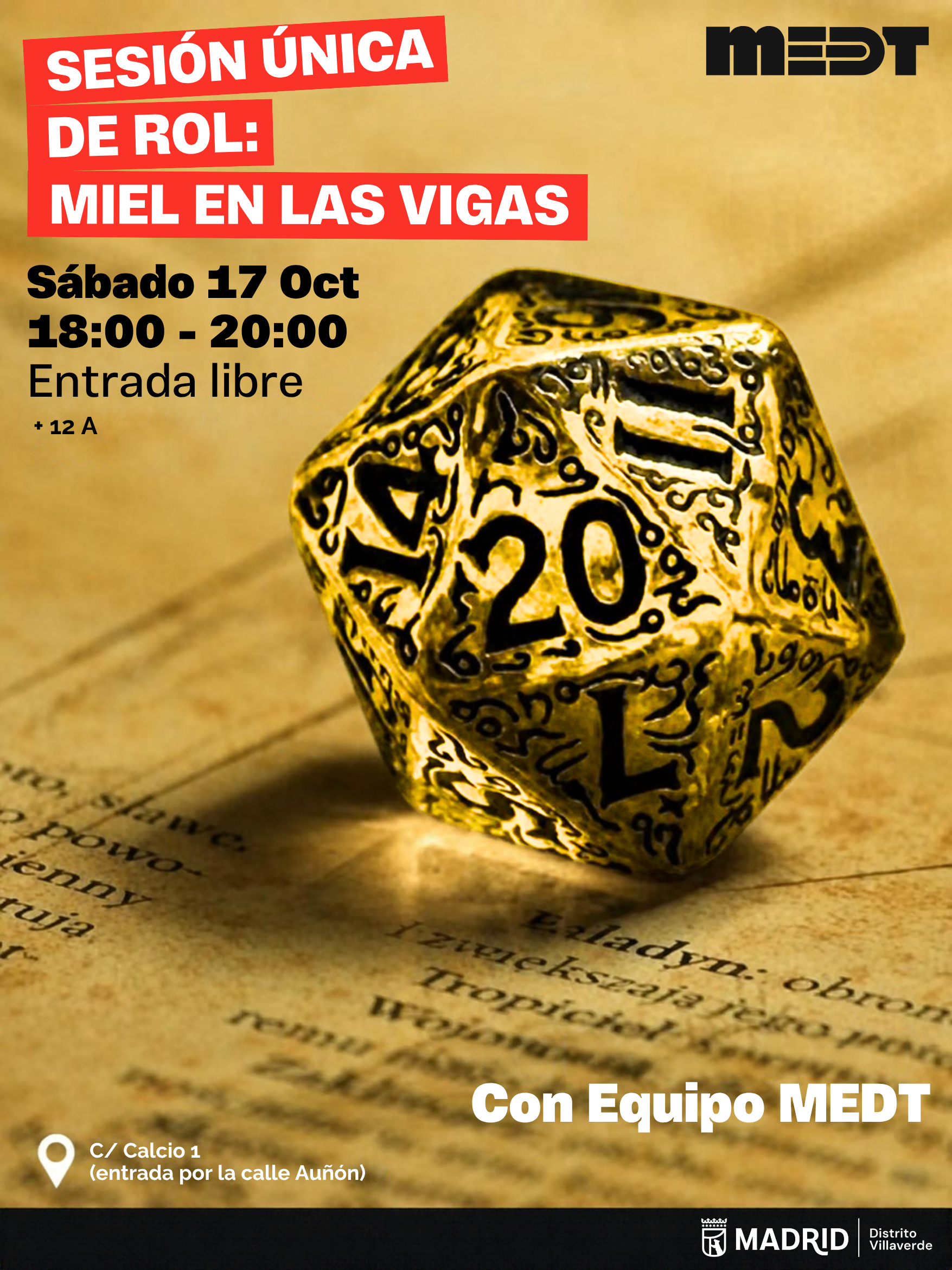 Sesión Única de Rol: Miel en las Vigas