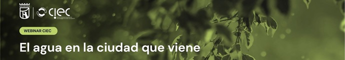 Imagen del webinar El agua en la ciudad que viene