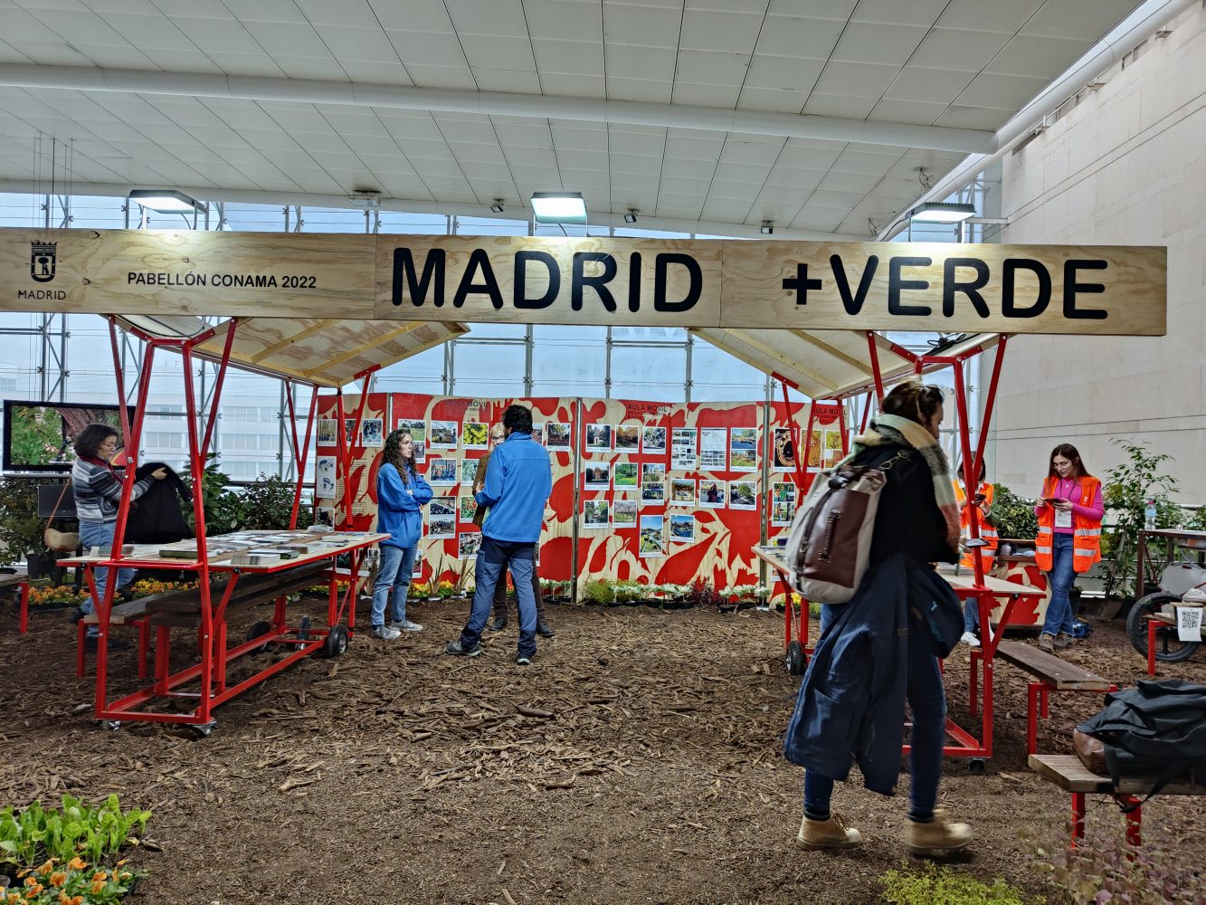 Stand MADRID + Verde en CONAMA 2022. Educación Ambiental. Ayuntamiento de Madrid