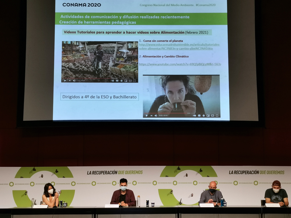 Imagen 2 de la Presentaci&oacute;n en CONAMA de la campa&ntilde;a de comunicaci&oacute;n y sensibilizaci&oacute;n &lsquo;Alimentaci&oacute;n sostenible y cambio clim&aacute;tico&rsquo; del proyecto Food Wave
